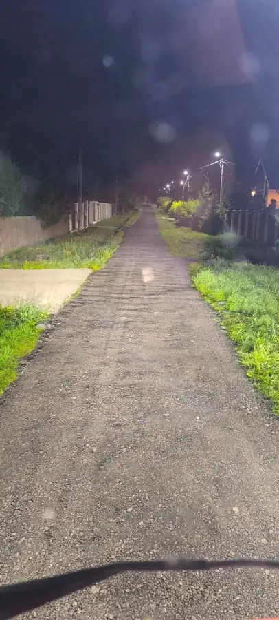 Дорога в СНТ до проливки эмульсией